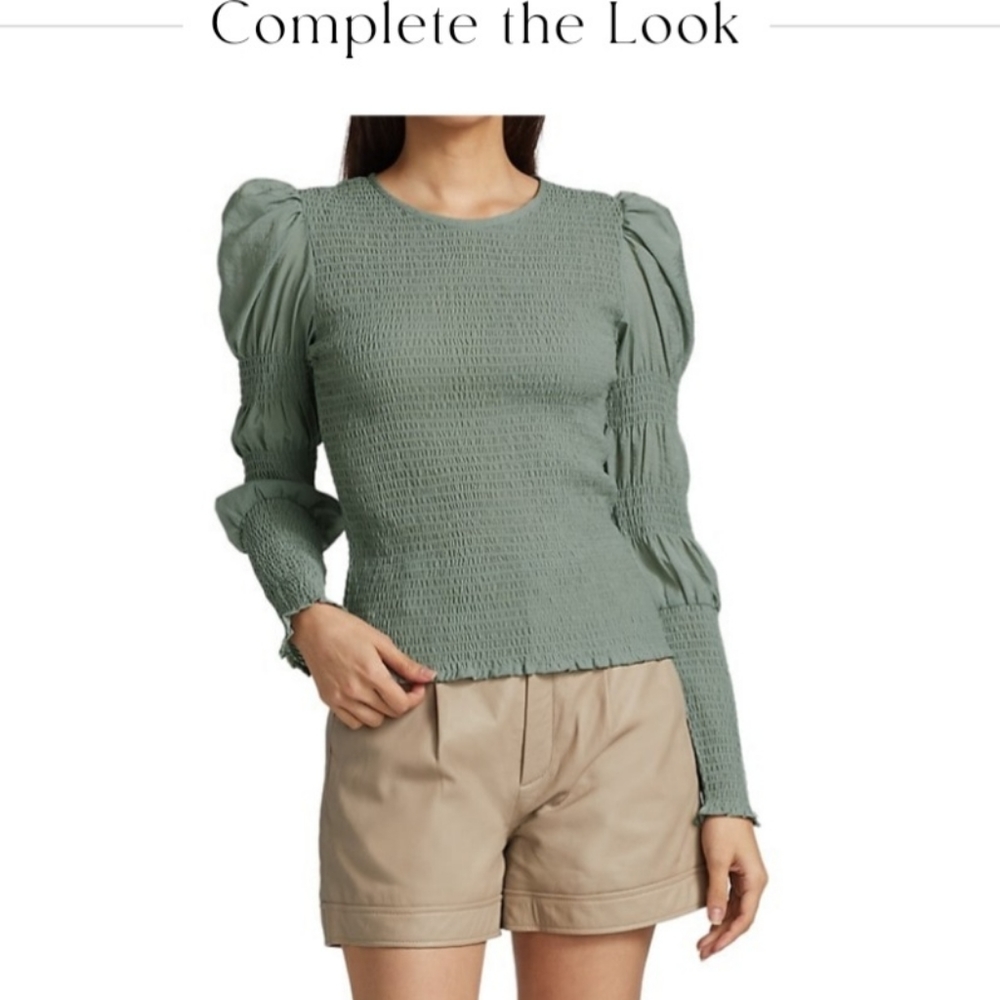 🌙NWT Gestuz MazziGZ Puff Sleeve Blouse - Picture 2 of 9